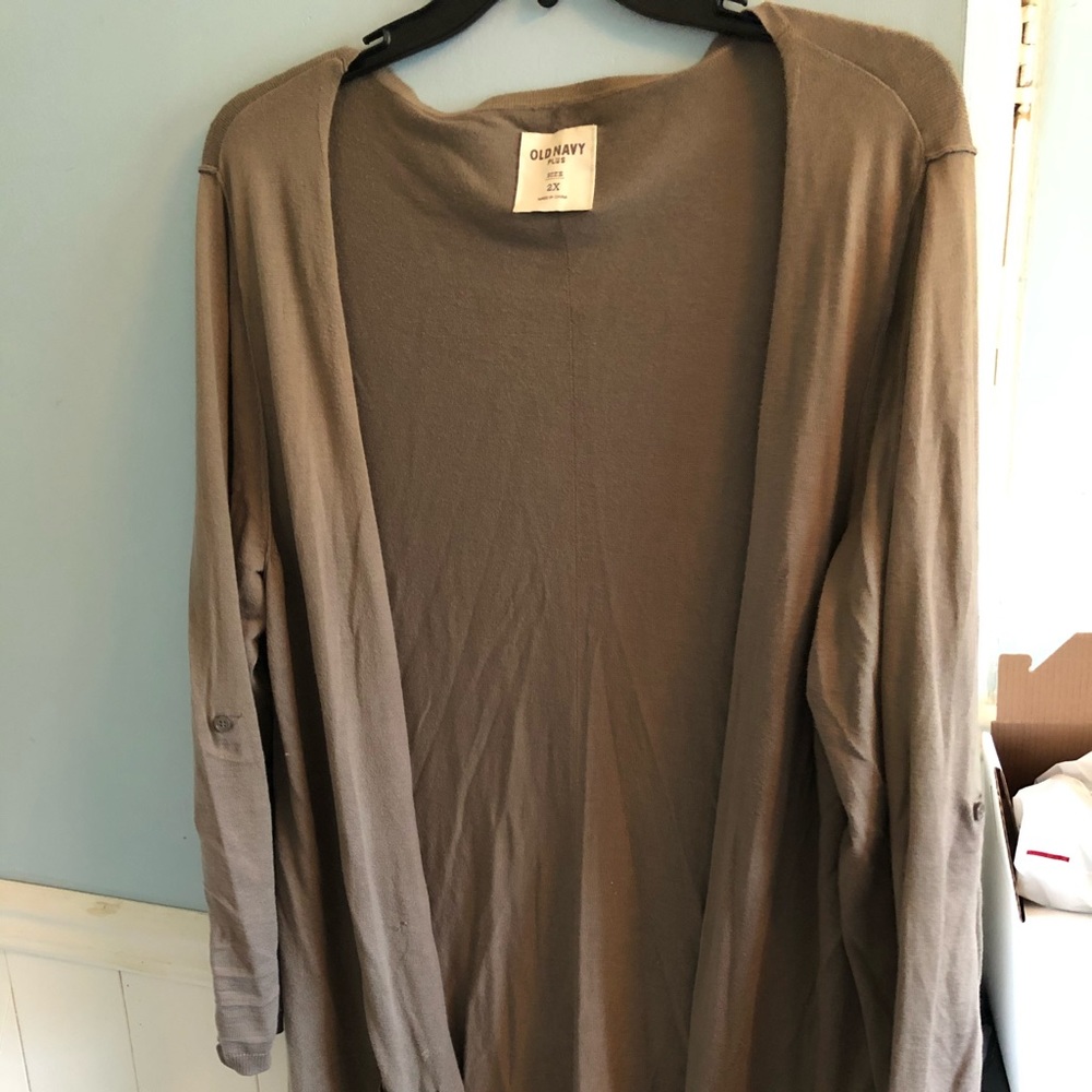 Open cardigan